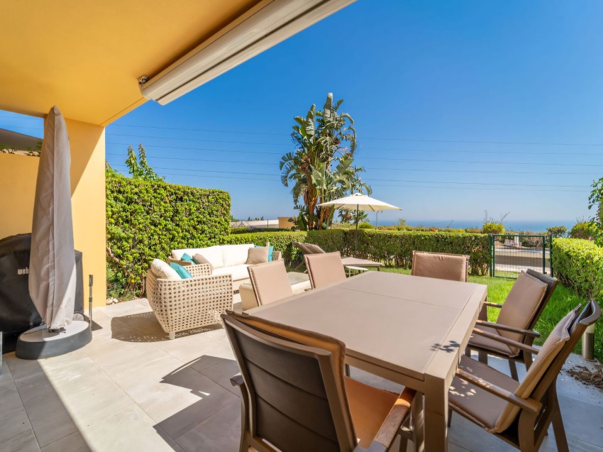 Radhus med 3 sovrum och trädgård till salu i Reserva del Higuerón Benalmádena
